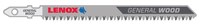 imagen de Lenox Bi-Metal Hoja de sierra de calar - 3/8 pulg. de ancho - longitud de 4 1/2 pulg. - espesor de.058 pulg. - 1991478