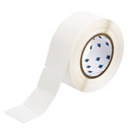 imagen de Brady THT-90-498-5 Rollo de etiquetas troqueladas para impresoras - 0.25 pulg. x 1.437 pulg. - Vinilo - Blanco - B-498