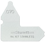 imagen de Starrett Acero Medidor de radio - 167-070