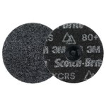imagen de 3M Scotch-Brite TR Disco de acondicionamiento de superficies de cambio rápido 67192 - 4 pulg. - Cerámica con forma precisa - 80+ - Extragrueso