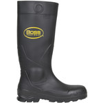 imagen de PIP Boss Plain Toe Work Boots 380-800/6 - Size 6 - PVC - Black - 39069