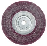 imagen de Weiler Polyflex 35105 Wheel Brush - 6 in Dia - Encapsulated Crimped Steel Bristle