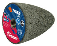 imagen de Weiler Tiger AO Aluminum Oxide Abrasive Plug - Threaded Nut Attachment - 2 3/4 in Length - 5/8-11 UNC Center Hole - 68312