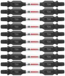 imagen de Bosch Impact Tough T20 Torx Juego de puntas dobles ITDET2025B - Acero De Aleación - 2.5 pulg. Longitud - 48419