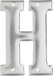 imagen de Brady 1600-H Etiqueta en forma de letra - H - Plateado
