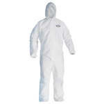 imagen de Kimberly-Clark A45 Blanco 4XG Laminado de película microporosa Overoles desechables para trabajo y uso general - 036000-41509
