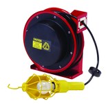 imagen de Reelcraft Industries L Series Cord Reel - 35 ft Cable Included - Spring Drive - 15 Amps - 125V - Incandescent Light - 16 AWG - L 4035 A 163 5