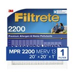 imagen de 3M Filtrete Premium Allergen & Home Pollutants 20 in x 20 in x 1 in EA02-4 MERV 13, 2200 MPR Air Filter - 90122
