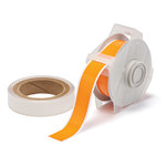imagen de Brady Toughstripe 142175 Rollo de etiquetas para impresora - 1.125 pulg. x 100 pies - Poliéster - Naranja - B-483