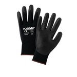 imagen de West Chester PosiGrip 715SNFB Black Large Nylon Work Gloves - Nitrile Palm Only Coating - 9.625 in Length - 715SNFB/L