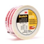 imagen de 3M Scotch 3775 White Printed Box Sealing Tape - Pattern/Text = MIXED MERCHANDISE ENCLOSED - 48 mm Width x 100 m Length - 1.9 mil Thick - 68773