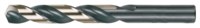 imagen de Cle-Force 1604 1/16 in Heavy-Duty Jobber Drill C69042 - Right Hand Cut - Split 135° Point - Black & Gold Finish - 1.875 in Overall Length - 0.875 in Spiral Flute - High-Speed Steel - Straight Shank