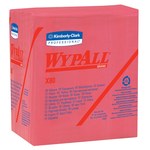imagen de Kimberly-Clark Wypall X80 Wiper 41029, Hydroknit, - 12 in x 12.5 in - Red