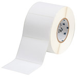 imagen de Brady THT-76-489-1 Die-Cut Printer Label Roll - 4 in x 3 in - Polyester - White - B-489 - 67108
