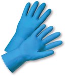 imagen de West Chester 33313 Azul 6 Látex No compatible Guantes resistentes a productos químicos - A granel - acabado Áspero - Longitud 12.25 pulg. - 662909-333148