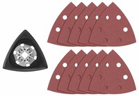imagen de Bosch Kit de almohadillas de lijado multiherramienta - Utilizar con la multiherramienta oscilante Starlock - 49129