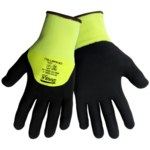 imagen de Global Glove Samurai CR183NFT Negro/Lima Grande HDPE Guante resistente a cortes - CR183NFT LG