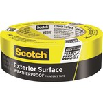 imagen de 3M Scotch 2097 Exterior Surface Yellow Painter's Tape - 48 mm Width x 45 yd Length