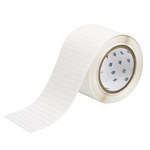 imagen de Brady THT-1-498-10 Rollo de etiquetas troqueladas para impresoras - 0.75 pulg. x 0.25 pulg. - Vinilo - Blanco - B-498