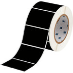 imagen de Brady THT-19-8591-1-BK Rollo de etiquetas troqueladas para impresoras - 3 pulg. x 2 pulg. - Poliéster - Negro - B-8591