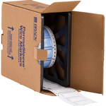 imagen de Brady Permasleeve PS-750-2-WT-S Funda de impresora troquelada - 2 pulg. x 1.25 pulg. - Blanco - B-342