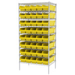 imagen de Akro-mils Gris Acero Estantería de alambre - AWS243630094 YELLOW
