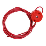 imagen de Brady Rojo Acero Dispositivo de bloqueo de cable 51395 - Longitud 8 pies - 754476-51395