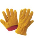 imagen de Global Glove 3200SRF Marrón Grande Algodón/Cuero Dividir Cuero vacuno Algodón/Cuero Guante para conductor - Pulgar montado - 3200srf lg