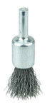 imagen de Weiler Wolverine Steel Cup Brush - Unthreaded Stem Attachment - 1/2 in Diameter - 0.010 in Bristle Diameter - 36282