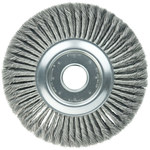imagen de Weiler 09530 Wheel Brush - 12 in Dia - Knotted - Standard Twist Steel Bristle