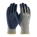 imagen de PIP PowerGrab Plus 39-C1600 Blue/Gray X-Small Cut-Resistant Gloves - Latex Palm & Fingers Coating - 9.2 in Length - 39-C1600/XS
