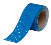 imagen de 3M Hookit Blue Abrasive Ceramic Aluminum Oxide Sanding Sheet Roll - 600 Grit - Hook & Loop Attachment - 2.75 in Width x 13 yd Length - 36198