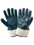 imagen de Global Glove Blanco Grande Tejido de rizo/Jersey raspado Guantes resistentes a cortes - acabado Áspero - 627r lg
