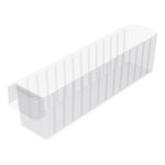 imagen de Akro-mils Akrodrawer 20 lb Transparente Poliestireno Estante Contenedor de almacenamiento - longitud 17 5/8 pulg. - Ancho 3 3/4 pulg. - Altura 4 5/8 pulg. - Compartimientos 1 - 31148CRY
