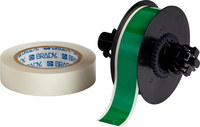 imagen de Brady ToughStripe B30C-1125-483GN-KT Cinta imprimible para marcar el piso con sobrelaminado - 1.125 pulg. x 100 pies - Poliéster - Verde brillante - B-483, B-634