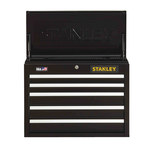 imagen de Stanley 300 Series 20 1/2 pulg. Caja de herramientas - 5 Cajones - Acero - STST22655BK