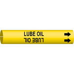 imagen de Bradysnap-On 4244-A Marcador de tubos - 3/4 pulg. to 1 3/8 pulg. - Plástico - Negro sobre amarillo - B-915