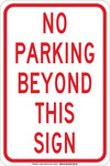 imagen de Brady B-555 Aluminio Rectángulo Cartel de información, restricción y permiso de estacionamiento Blanco - 12 pulg. Ancho x 18 pulg. Altura - 129624