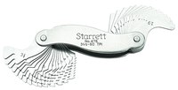 imagen de Starrett Acero Medidor de Paso de Tornillo Estándar Whitworth 55 Grados de Rosca - 476