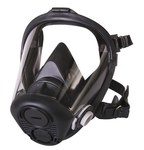 imagen de Honeywell RU6500 Respirador de máscara de careta completa RU65001S - tamaño Pequeño - Negro - Silicón - 5 puntos suspensión - 013621