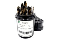 imagen de Precision Twist Drill 332HDSET Juego de taladro Jobber - Corte de mano derecha - Acabado Templado al vapor/bronce - Acero de alta velocidad - 7233747