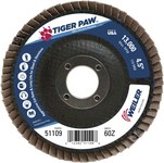 imagen de Weiler Tiger Paw Tipo 27 - Zirconia - 4 1/2 pulg. - 60 - Mediano - 51109