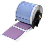 imagen de Brady PSPT-1000-175-VT Funda de impresora troquelada - 1.765 pulg. x 1.66 pulg. - Morada - B-342