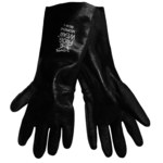 imagen de Global Glove Frogwear 9914R Negro Grande Neopreno Guantes resistentes a productos químicos - acabado Áspero - Longitud 14 pulg. - 9914R LG