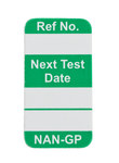 imagen de Brady Nanoetiqueta NAN-GP G Verde Vinilo Inserto de nanoetiqueta - Ancho 5/8 pulg. - Altura 1 1/4 pulg. - 14283