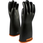 imagen de PIP Novax 155-4-16 Black/Orange 9 Rubber Work Gloves - 16 in Length - Smooth Finish - 155-4-16/9