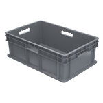 imagen de Akro-mils Contenedor de pared recta 37688 - Gris - Polímero de grado industrial - 23 3/4 pulg. x 15 3/4 pulg. x 8 1/4 pulg. - 37688 GREY
