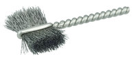 imagen de Weiler Steel Single Spiral Tube Brush - 2.25 in Length - 7/8 in Diameter - 0.005 in Bristle Diameter - 21036