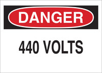 imagen de Brady B-401 Poliestireno Rectángulo Cartel de seguridad eléctrica Blanco - 10 pulg. Ancho x 7 pulg. Altura - 25566