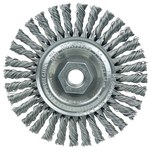 imagen de Weiler Roughneck 13130 Cepillo de rueda - Anudado - Circular trenzado Acero cerda